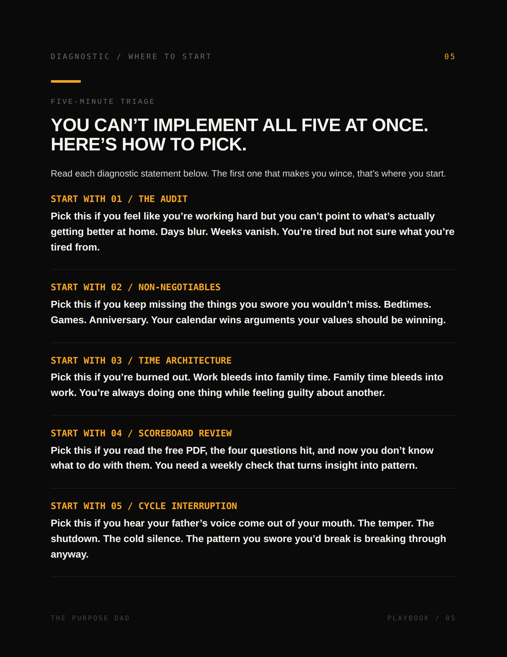 The Cycle Breaker's Playbook (vol.2)